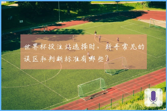 世界杯投注站选择时，新手常见的误区和判断标准有哪些？